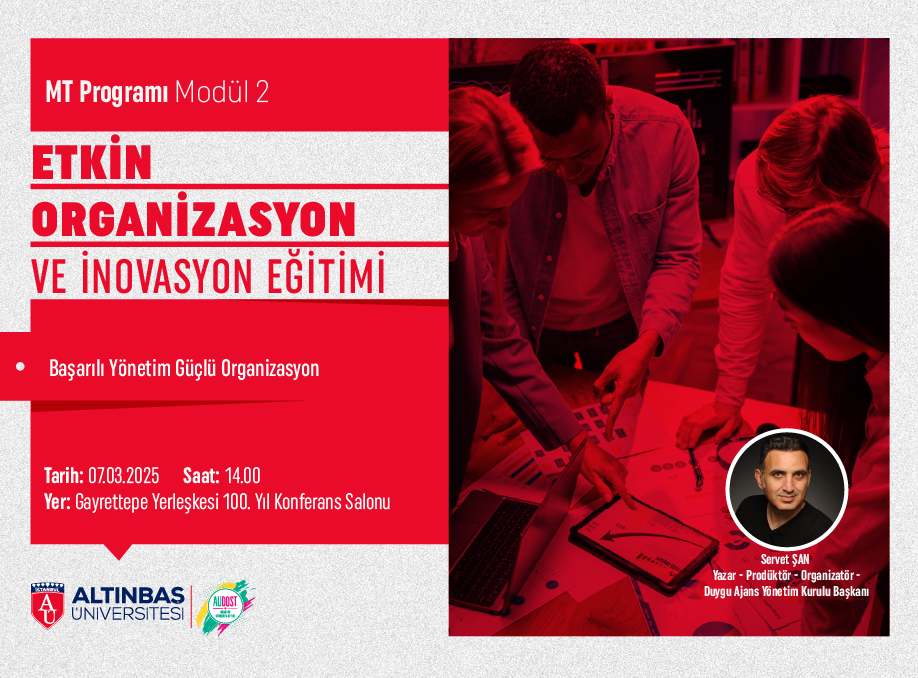 MT Program Modül 2 Etkinlik Organizasyon ve İnovasyon Eğitimi