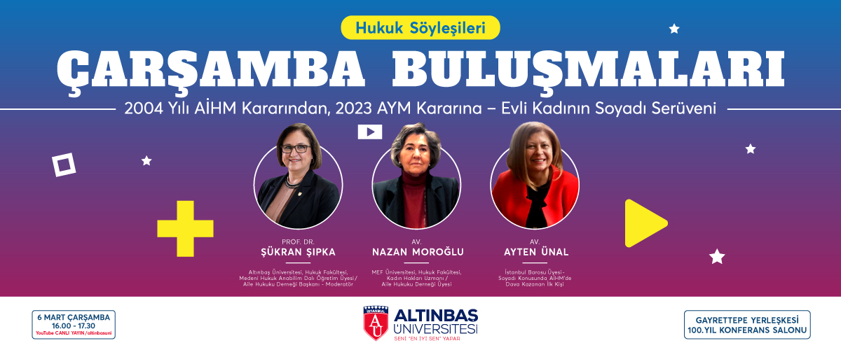 Çarşamba Buluşmaları - Hukuk Söyleşileri