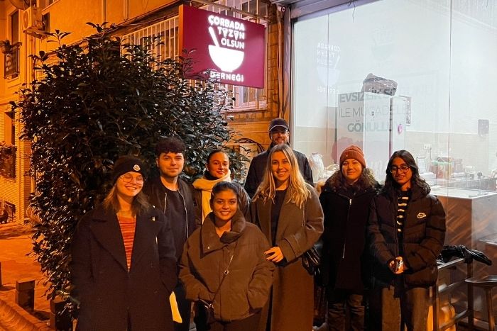 Altınbaş University Erasmus+ Students Volunteered for Homeless People